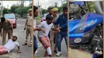 Encounter between police and crook in Noida Film City- India TV Hindi