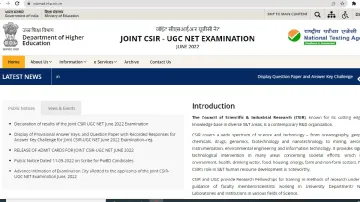 CSIR UGC NET का रिजल्ट जारी- India TV Hindi