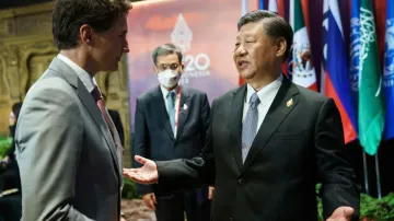 कनाडा के प्रधानमंत्री जस्टिन ट्रूडो और चीन के राष्ट्रपति शी जिनपिंग - India TV Hindi