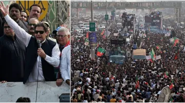 इमरान खान के हीकीकी आजादी मार्च की वजह से पाकिस्तान में लग सकता है मार्शल लॉ- India TV Hindi