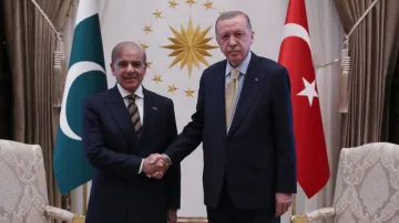 पाकिस्तान के पीएम शहबाज शरीफ और तुर्किये के राष्ट्रपति रजब तैयब एर्दोआन- India TV Hindi