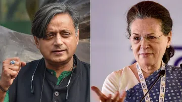 shashi tharoor sonia gandhi- India TV Hindi