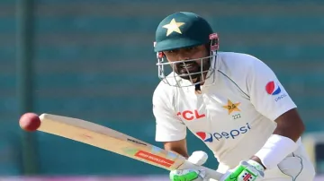  Babar Azam batting during third Test against Pakistan- India TV Hindi