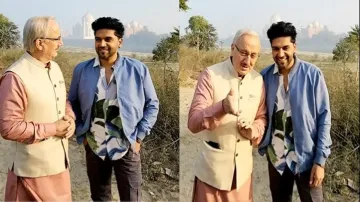 Anupam Kher And Guru Randhawa- India TV Hindi