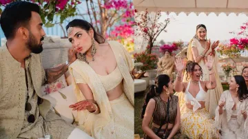 Athiya Shetty and KL Rahul's Mehendi Ceremony- India TV Hindi