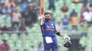 Virat Kohli celebrates his ODI century against Sri Lanka- India TV Hindi