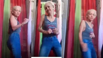 viral dance video of old lady- India TV Hindi