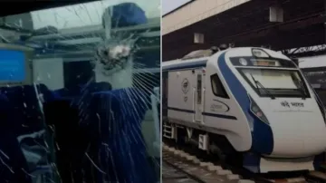 Stone pelting on Vande Bharat train- India TV Hindi