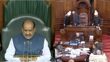 Opposition creates ruckus in Parliament - India TV Hindi