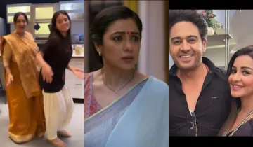 Anupamaa bts photos and videos Anuj Maya created Raasleela behind Anupama back baa dance with dimple- India TV Hindi