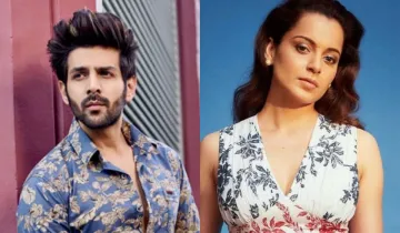 Kartik Aaryan reacts to Kangana Ranaut calling him self made know what she tweet - India TV Hindi