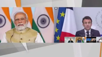 Narendra Modi, Emmanuel Macron- India TV Hindi