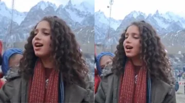 पहाड़ी लड़की ने गाया आशा भोसले का गाना।- India TV Hindi