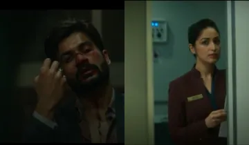 Chor Nikal Ke Bhaga trailer out now Yami Gautam and Sunny Kaushal are hanging on for dear life in th- India TV Hindi