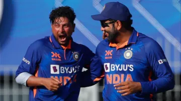 Kuldeep Yadav and Rohit Sharma- India TV Hindi