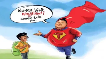 कार्टूनिस्ट ने बनाया शानदार कैरिकेचर।- India TV Hindi