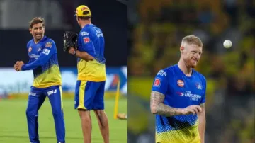 MS Dhoni and Ben Stokes- India TV Hindi