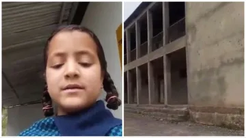 Jammu kashmir School girl viral video ask pm narendra modi to repair her school in kathua video vira- India TV Hindi