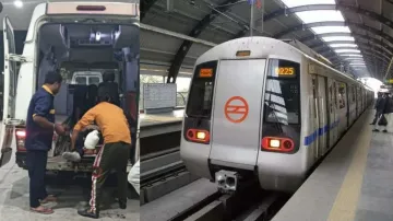 नोएडा में मेट्रो ट्रेन के आगे कूदा छात्र- India TV Hindi