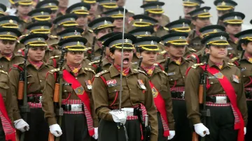 women in republic day parade- India TV Hindi