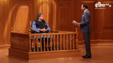 Aap ki Adalat Shashi Tharoor contested the election of the party president without the consent of th- India TV Hindi