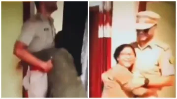 Motivational Video mother crying after seeing her son in police uniform emotional video viral on soc- India TV Hindi