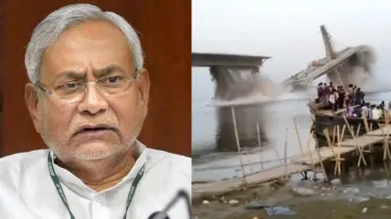 भागलपुर पुल गिरने पर नीतीश कुमार का बयान- India TV Hindi