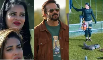 Khatron ke Khiladi 13 Archana Gautam supported Aishwarya Sharma during crocodile stunt see Rohit She- India TV Hindi