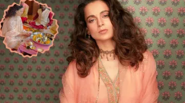 Kangana Ranaut performed Rudrabhishek in Sawan follow all rituals says like Mahadev stand in front o- India TV Hindi