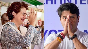 priyanka gandhi jyotiraditya scindia- India TV Hindi