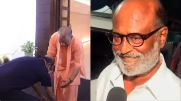 Rajinikanth respond to criticism over touching cm yogi adityanath feet - India TV Hindi