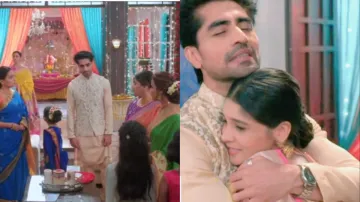 Yeh Rishta Kya Kehlata Hai Akshara Abhimanyu Forgetting the world were seen in each other arms in ro- India TV Hindi