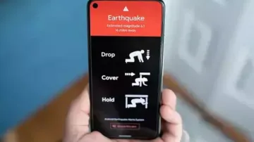 Google Earthquake Alert System, Google alerts for earthquakes, Earthquake detection, Earthquake Aler- India TV Hindi