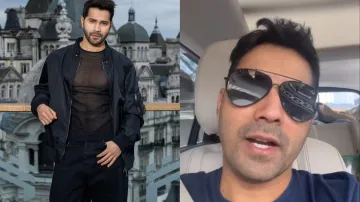 Varun Dhawan shares humorous video from traffic jam- India TV Hindi