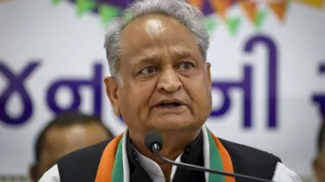  राजस्थान के मुख्यमंत्री अशोक गहलोत। - India TV Hindi