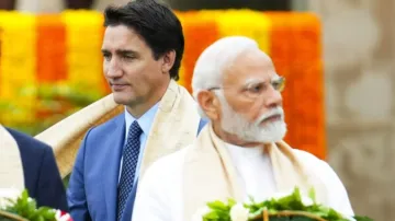 पीएम मोदी और कनाडाई समकक्ष जस्टिन ट्रूडो। - India TV Hindi