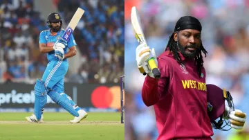 Rohit Sharma And Chris Gayle- India TV Hindi