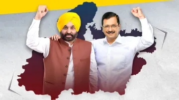 Bhagwant Mann, Arvind Kejriwal- India TV Hindi