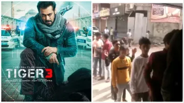 Jharkhand long queue was witnessed outside a cinema hall in Ranchi as Tiger 3 releases today- India TV Hindi