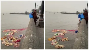 Anand Mahindra Tweet on Viral Video people throw garbage in arabian sea near gateway of india in mum- India TV Hindi