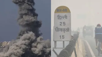 गाजा में धूल धुआं, फिर भी दिल्ली से 10 गुना साफ हवा- India TV Hindi