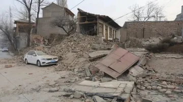 चीन में भयानक भूकंप से...- India TV Hindi