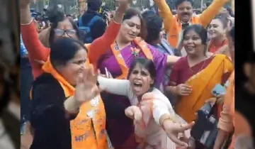 BJP celebration in rajasthan, BJP celebration video in rajasthan- India TV Hindi