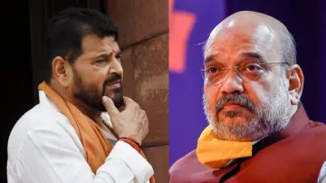 Brijbhushan Sharan Singh And Amit Shah- India TV Hindi