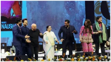 Salman Khan, Mahesh Bhatt dance with Mamata Banerjee - India TV Hindi