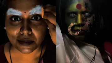 भूतिया मेकअप का वीडियो वायरल- India TV Hindi