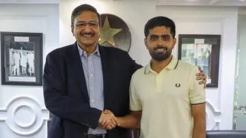 Zaka Ashraf and Babar Azam- India TV Hindi