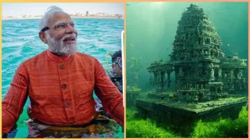 pm modi dwarka underwater - India TV Hindi