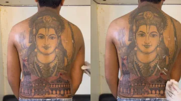 भगवान राम का टैटू- India TV Hindi
