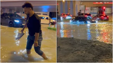 rahul vaidya, Dubai Rain, UAE heavy rain- India TV Hindi